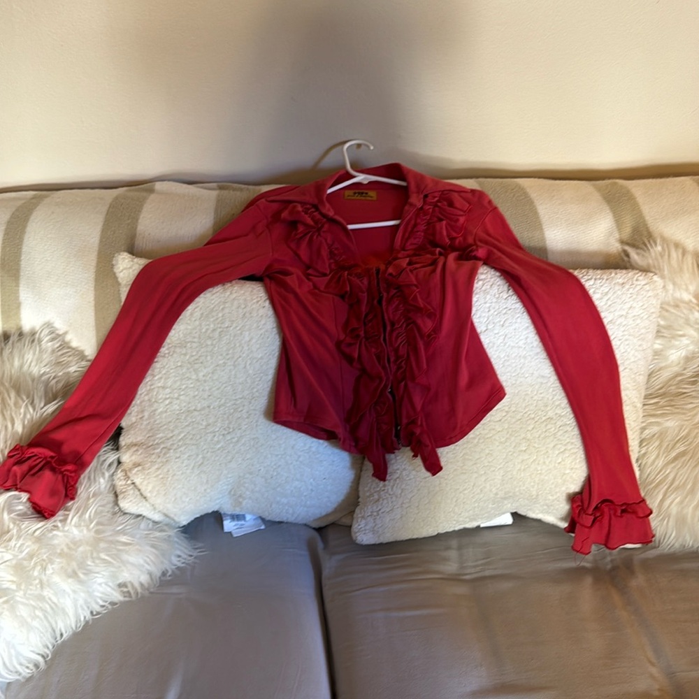 Vintage Rock & Republic hook and eye fastened blouse